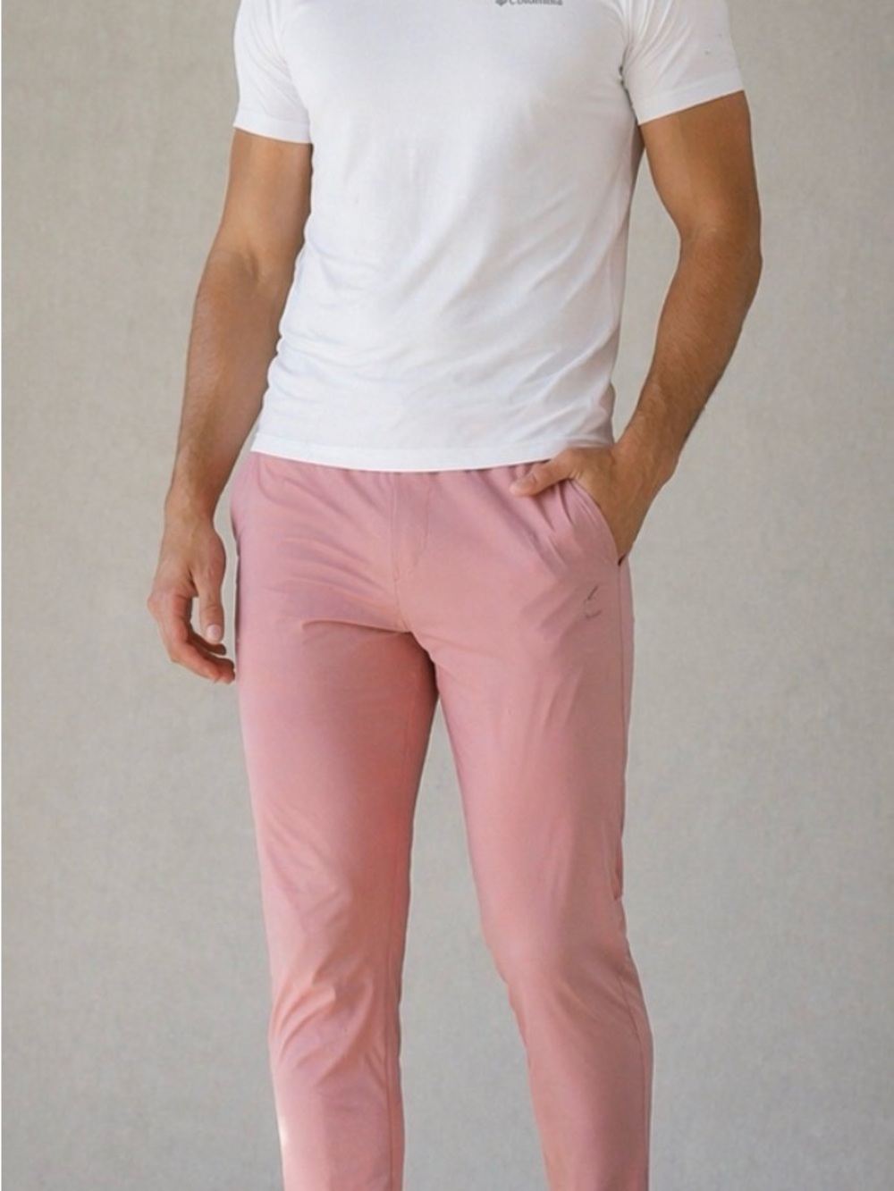 Columbia Men's Pink Jogger Pants